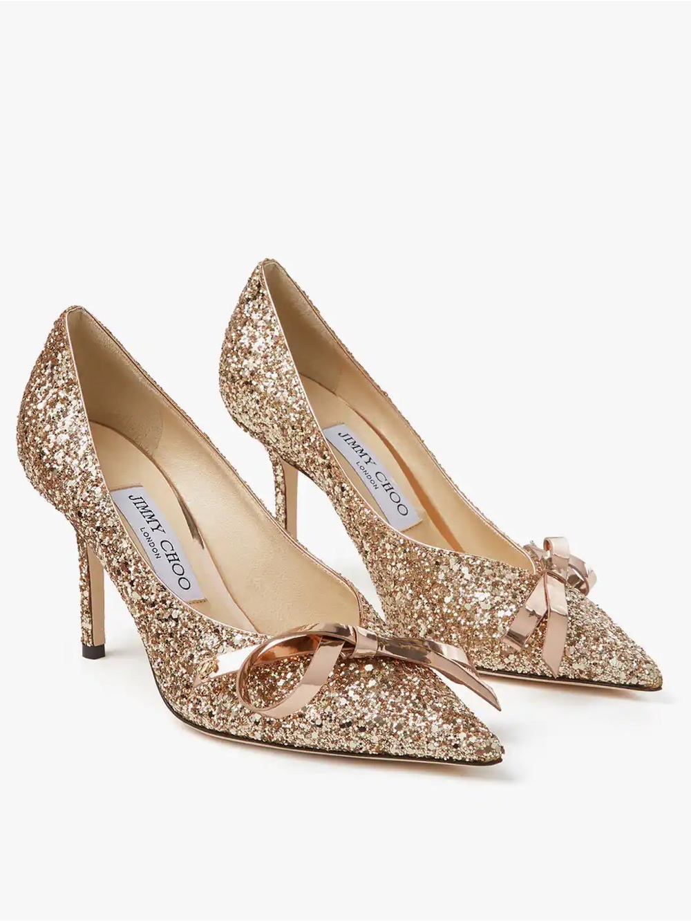 Jimmy Choo Scarlette glitter pumps